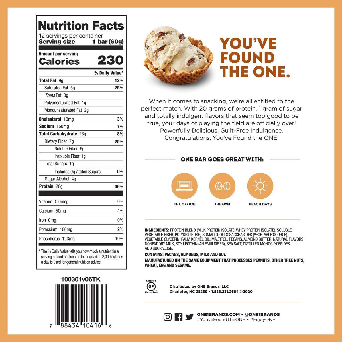 ONE Protein Bar - Butter Pecan