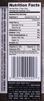 Stevia Sweet BBQ Low Carb Barbecue Sauce - with Heat 15 oz