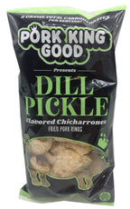 Pork King Good Fried Pork Rinds, 1.75 oz - Dill Pickle