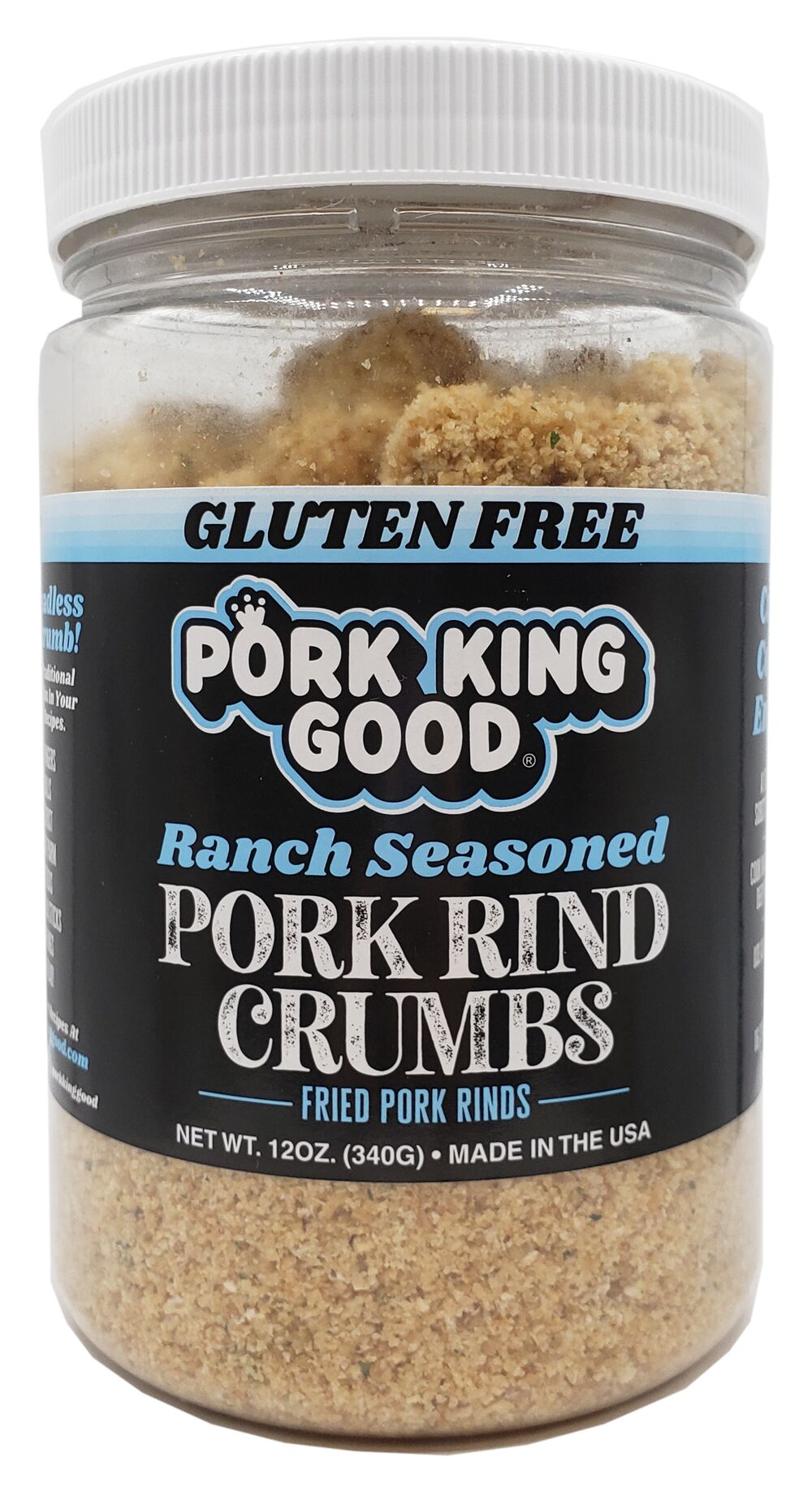 Pork King Good Pork Rind Crumbs, 12 oz - Ranch