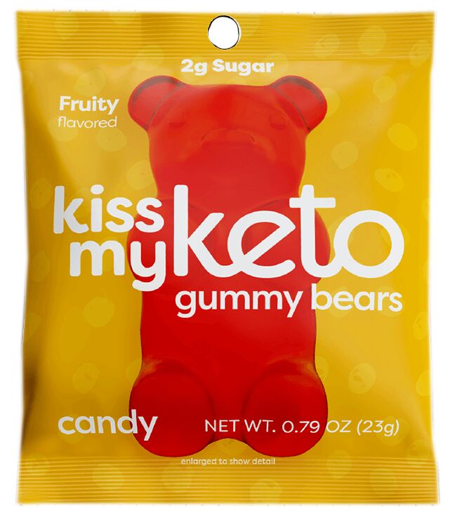 Kiss My Keto Gummies - Gummy Bears, One Bag