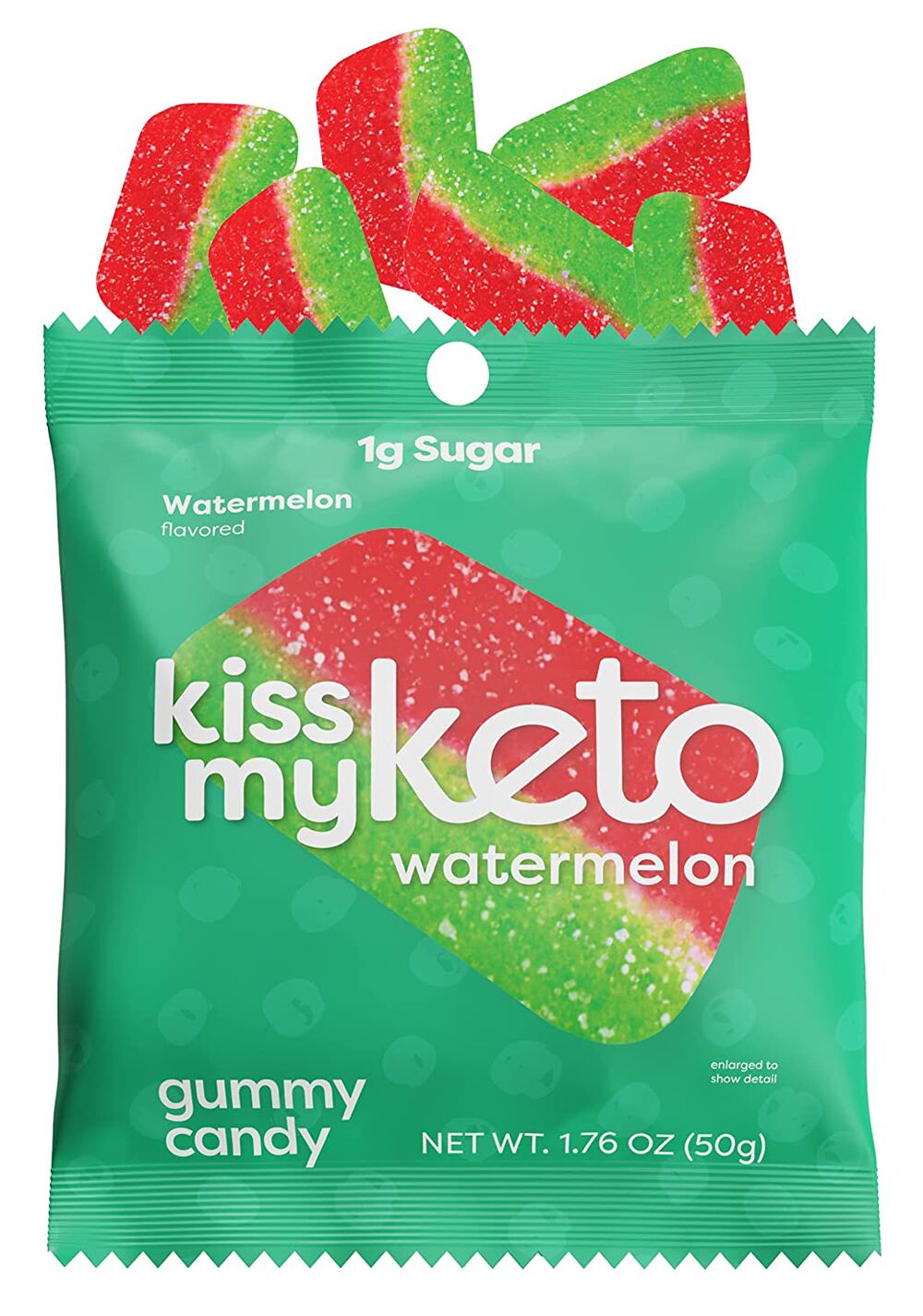 Kiss My Keto Gummies - Watermelon Slices, One Bag