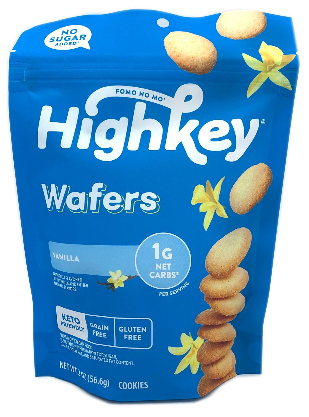 HighKey Snacks Keto Mini Cookies - Vanilla Wafer One Pack (2 oz)