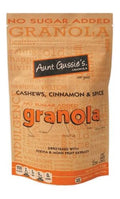 Aunt Gussie's No Sugar Added Granola 8 oz - Cashews, Cinnamon & Spice