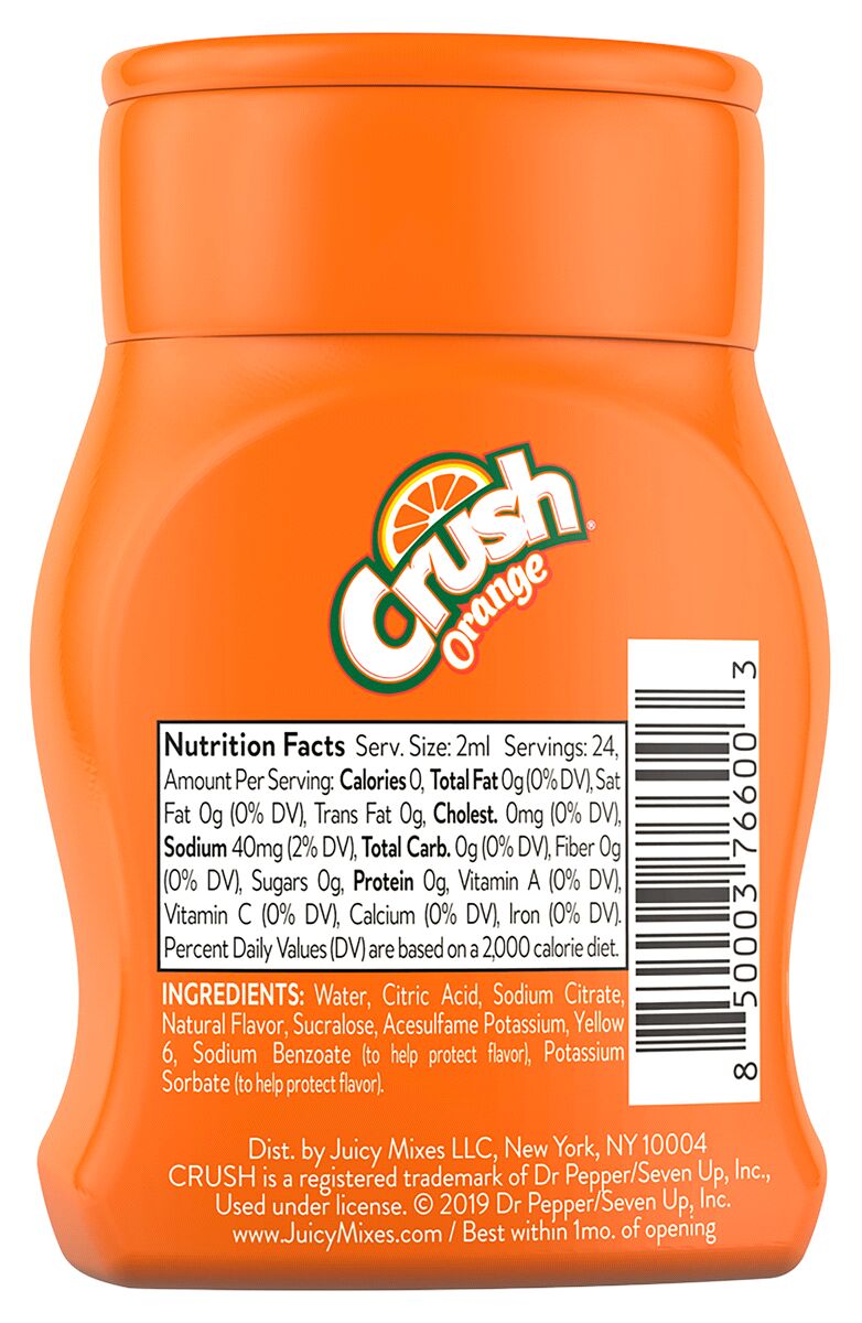 Crush Water Enhancer - Orange