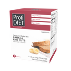 Proti Diet Protein Cake Mix, Banana and Nuts, 7 Pouches - One Pack