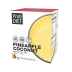 Proti Diet Protein Smoothie Mix, Pineapple Coconut, 7 Pouches - 1-Pack