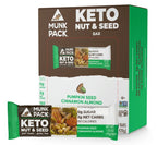 Munk Pack Keto Nut & Seed Bar, 12 Bars - Pumpkin Seed Cinnamon Almond