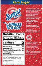 Sunkist Zero Sugar Singles-to-Go - Strawberry 6 sticks