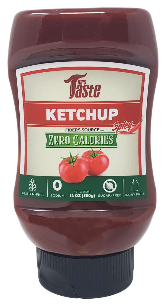 Mrs Taste Zero Calorie Ketchup - Spicy 12 oz