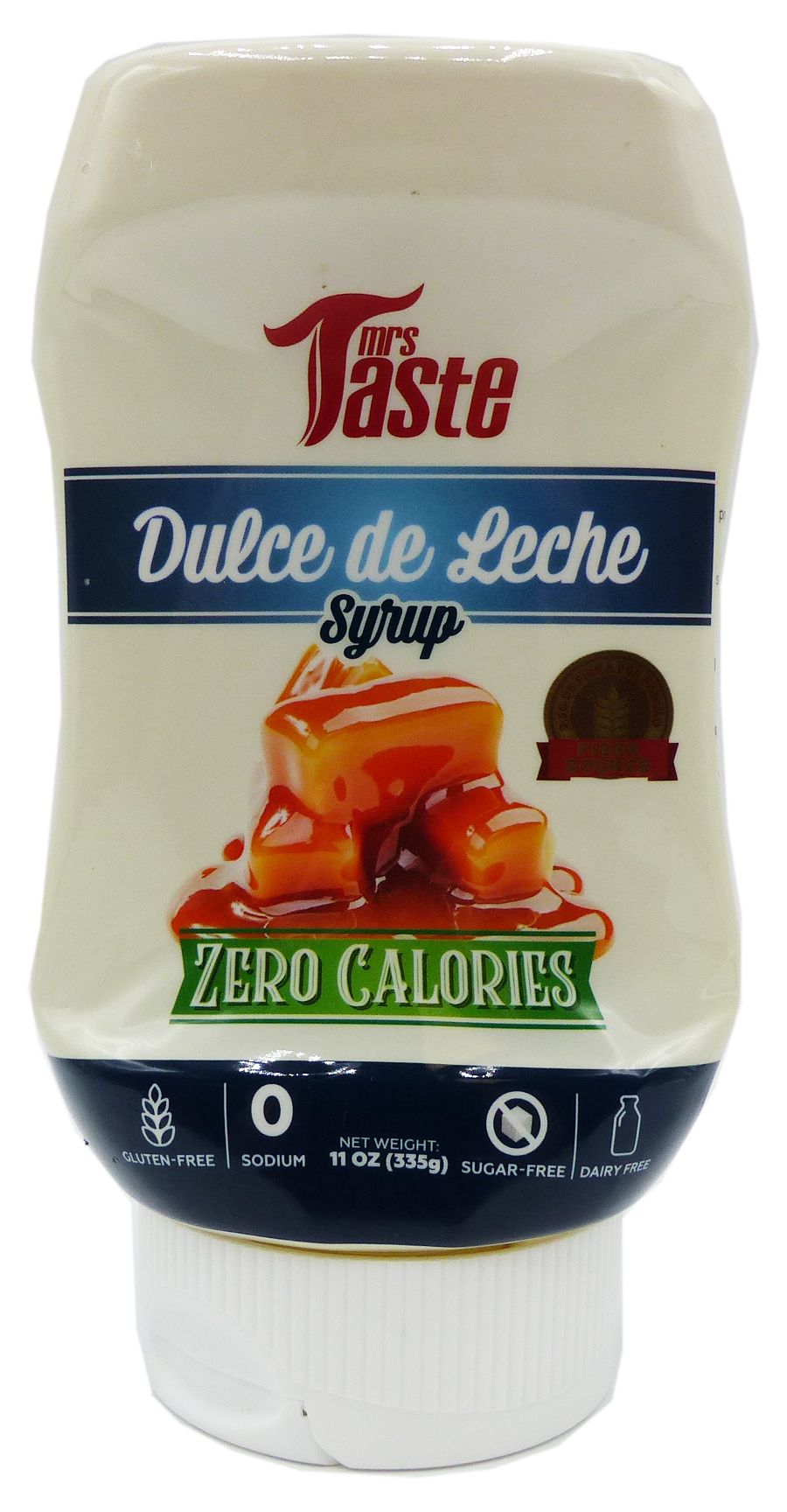 Mrs Taste Zero Calorie Syrup - Dulce de Leche 11 oz
