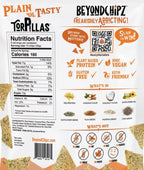 BeyondChipz Torpillas High Protein Tortilla Chips - Plain Ol' Tasty