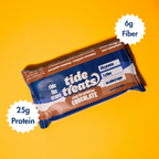 Tide Treats Crispy Rice Protein Bars - Chocolate, One Bar