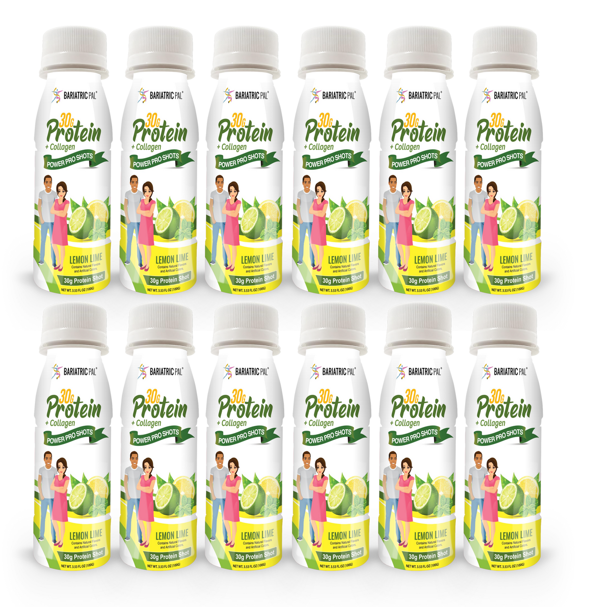Whey & Collagen Protein Power Pro Shots, Lemon Lime, image 12