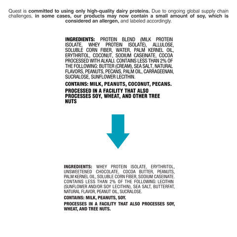 Quest Nutrition Hero Crispy Protein Bar in Chocolate Coconut, product image 3.