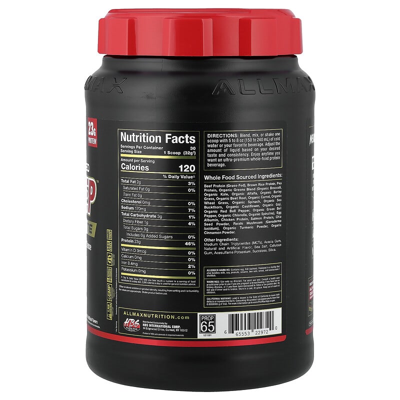AllMax Nutrition MealPrep Lite, 2.32lb - Vanilla Waffle Cone