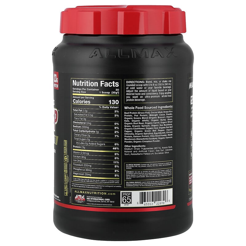 AllMax Nutrition MealPrep Lite, 2.32lb - Double Chocolate Fudge