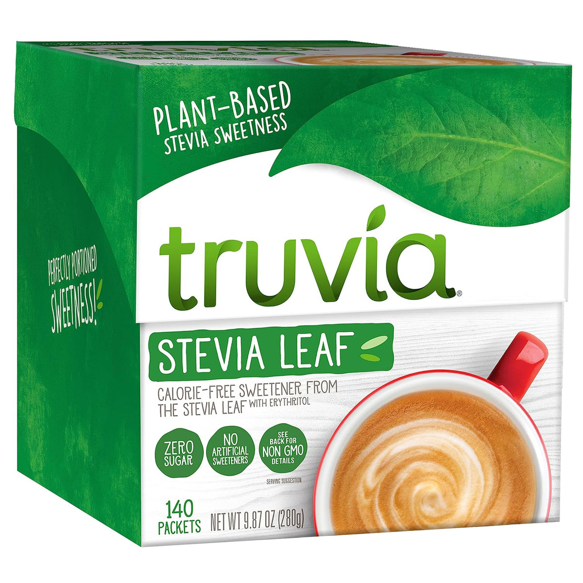 Édulcorant sans calories Truvia, en sachets, à base de feuilles de stévia