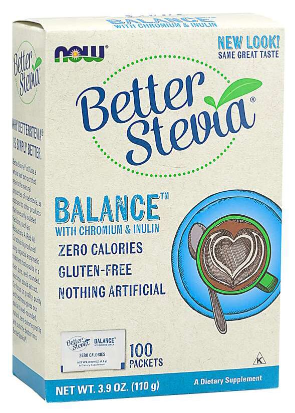NOW Better Stevia Balance Packets 100 packets