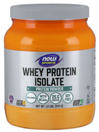 NOW Whey Protein Isolate - Unflavored, 1.2 lb