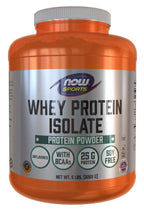 NOW Whey Protein Isolate - Unflavored, 5 lb.