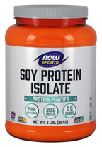 NOW Soy Protein Isolate, NON-GMO - 2 lb., Soy Protein Isolate, Unflavored