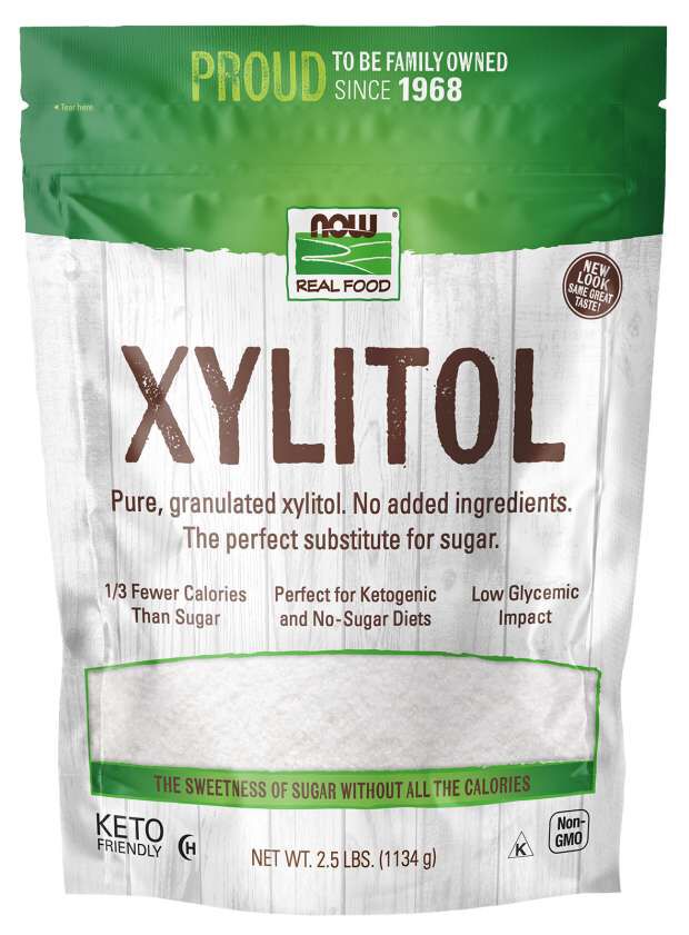 NOW Xylitol Sweetener - 2.5 lb. (1134g)