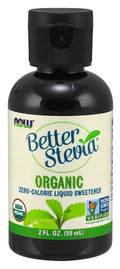 NOW Better Stevia Liquid Extract, Organic 2 fl oz.