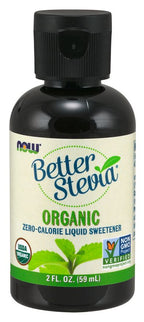 NOW Better Stevia Liquid Extract, Organic 2 fl oz.