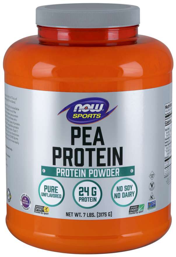 NOW Pea Protein - 7 lb. (3175g), Pure Unflavored