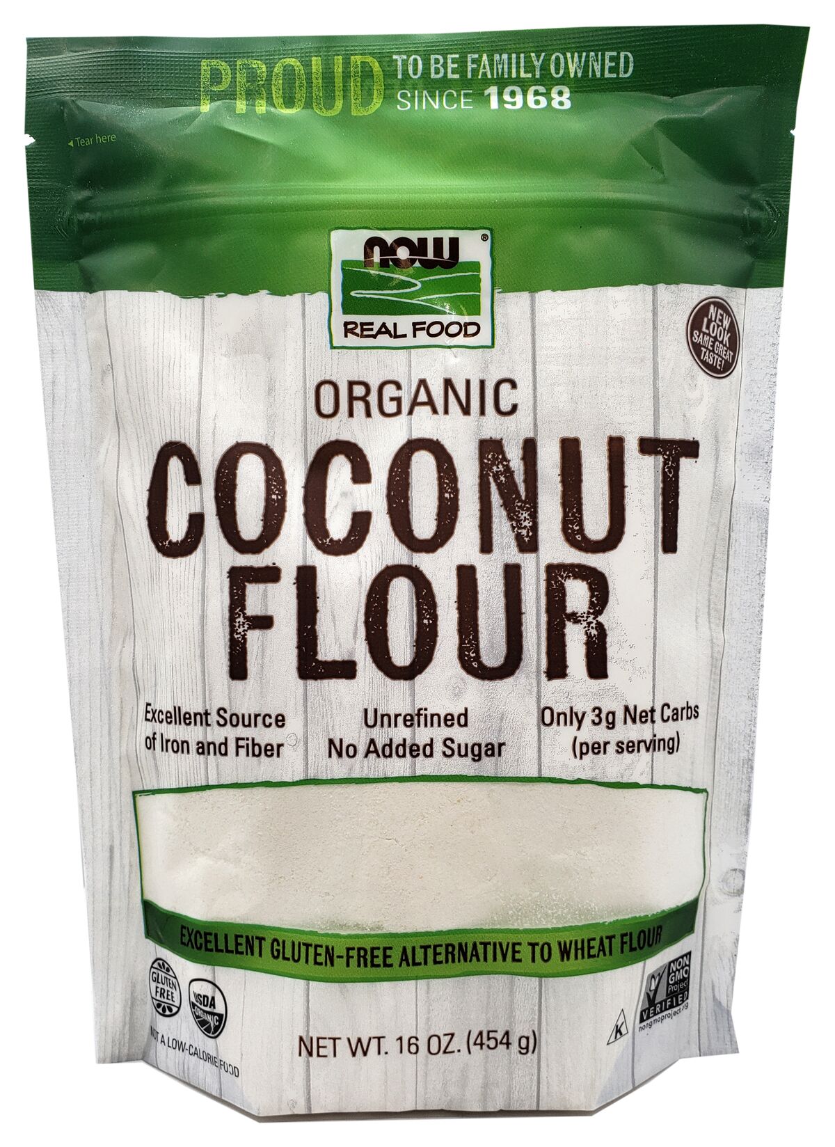 NOW Coconut Flour 16 oz.