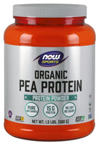 NOW Pea Protein, Organic 1.5 lb.