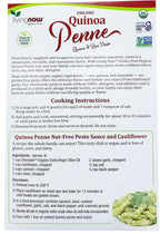 NOW Quinoa Pasta - 8 oz, Penne, Organic