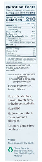 NOW Quinoa Pasta - 8 oz, Penne, Organic