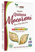 NOW Quinoa Pasta - 8 oz, Macaroni Elbow, Organic