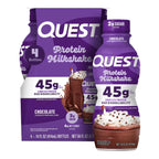 Quest Nutrition 45g Protein Milkshake, 14 fl oz (4 pack) in Chocolate, product image 7.
