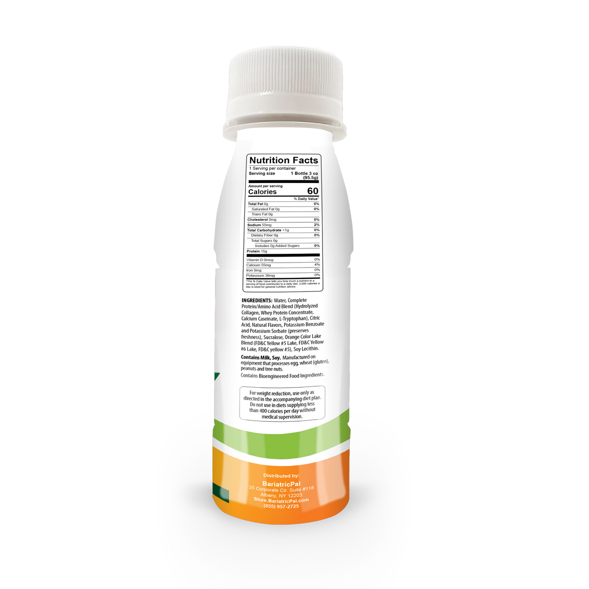 Whey & Collagen Protein Shots, Orange, image 2