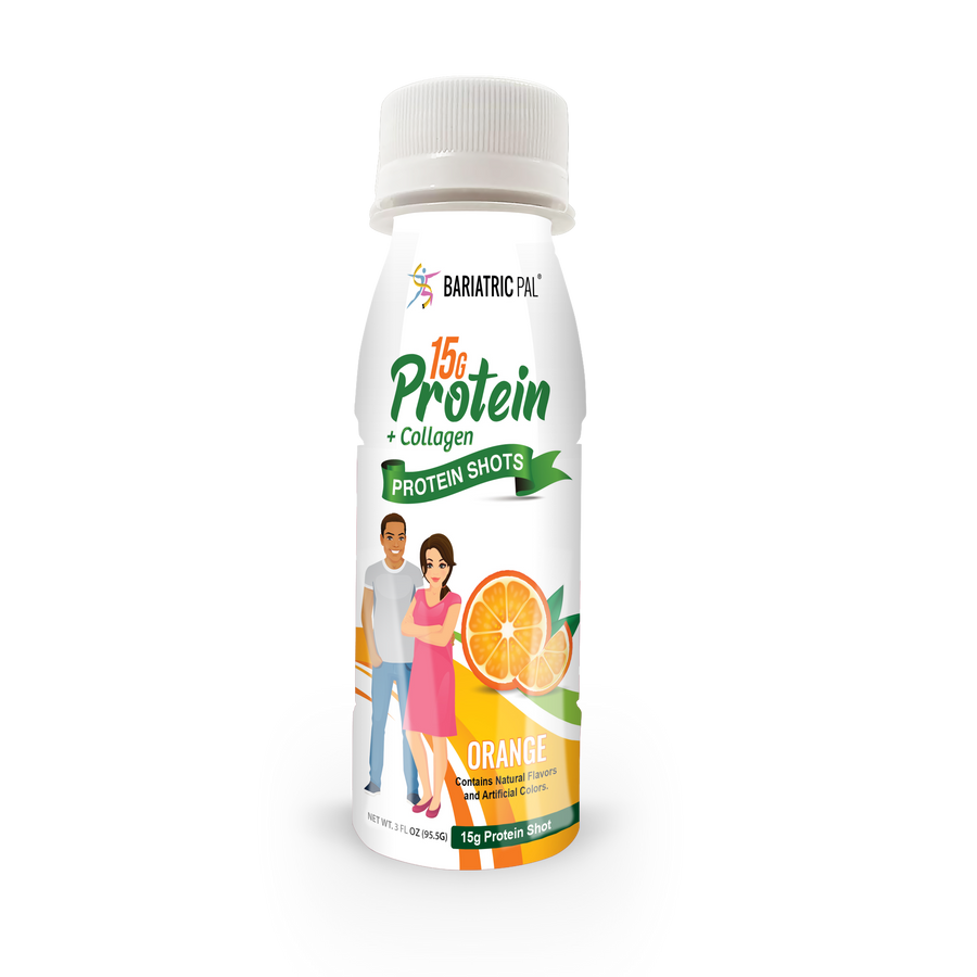 Whey & Collagen Protein Shots, Orange, image 1