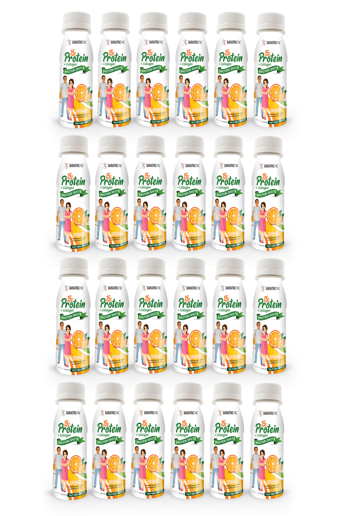 Whey & Collagen Protein Shots, Orange, image 6