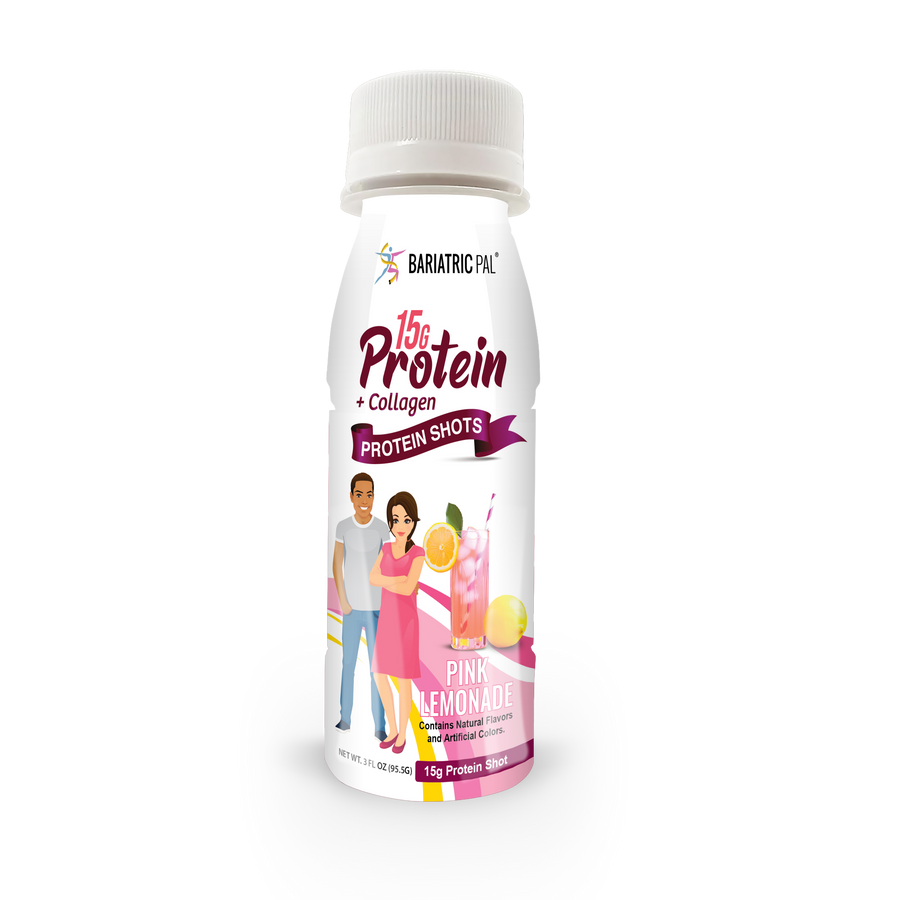 Whey & Collagen Protein Shots, Pink Lemonade, image 1