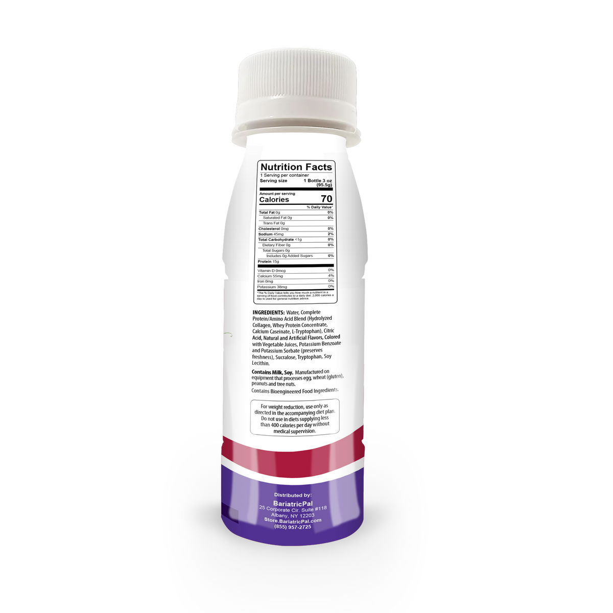 Whey & Collagen Protein Shots, Cran Grape, image 2