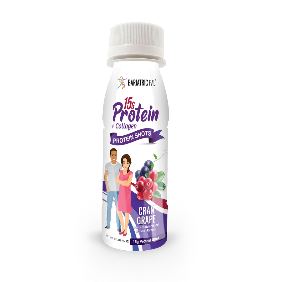 Whey & Collagen Protein Shots, Cran Grape, image 1