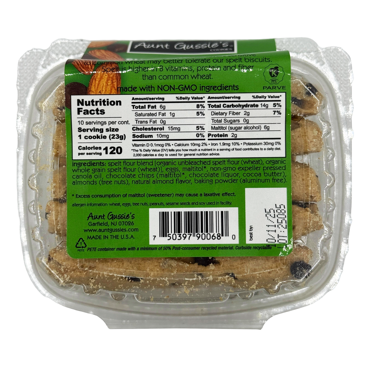 #Flavor_Chocolate Chip Almond
