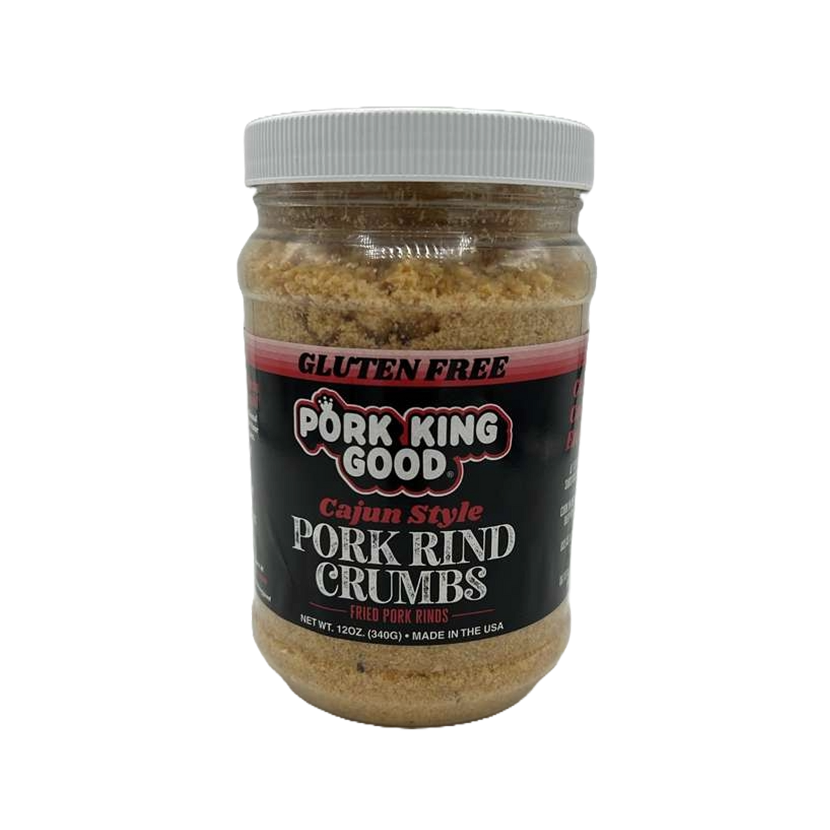 Pork King Good Pork Rind Crumbs, 12 oz - Spicy Cajun
