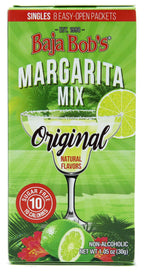 Baja Bob's Sugar-Free Original Margarita Singles - One Pack (8 Packets)