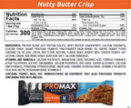 Promax Bars - Nutty Butter Crisp 12 bars