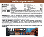 Promax Bars - Double Fudge Brownie 12 bars