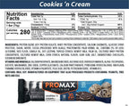 Promax Bars - Cookies n' Cream 12 bars