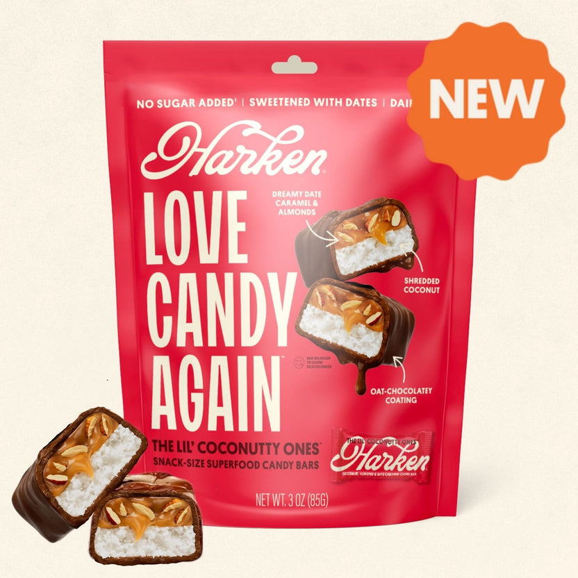Harken Snack-Size Candy Bars, 3 oz - The Lil' Coconutty Ones