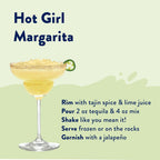 Jordan's Skinny Mixes Naturally Sweetened Margarita Mixes, 32 fl oz - Spicy Margarita
